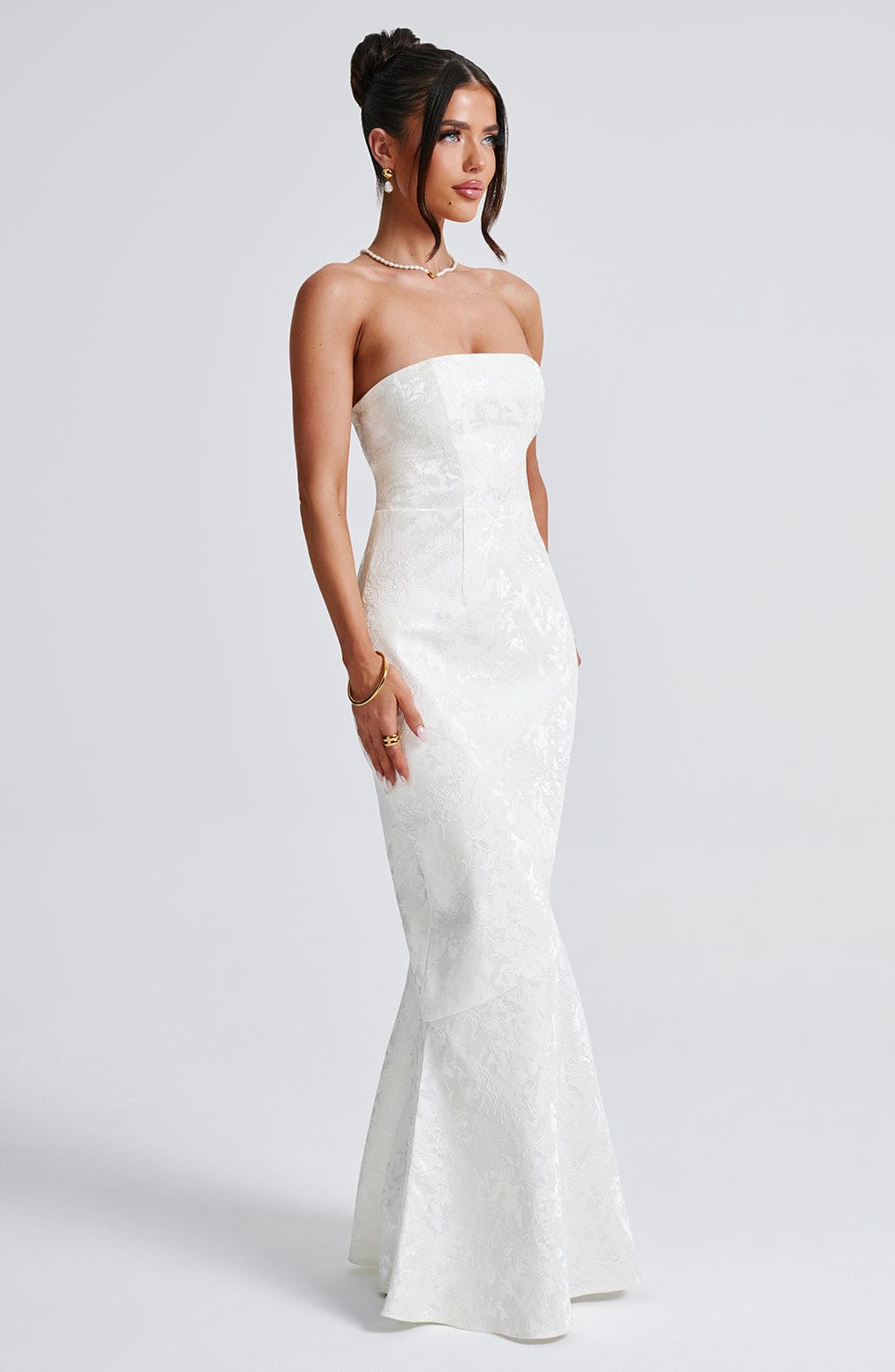Felicity Maxi Dress - Ivory - Napalia