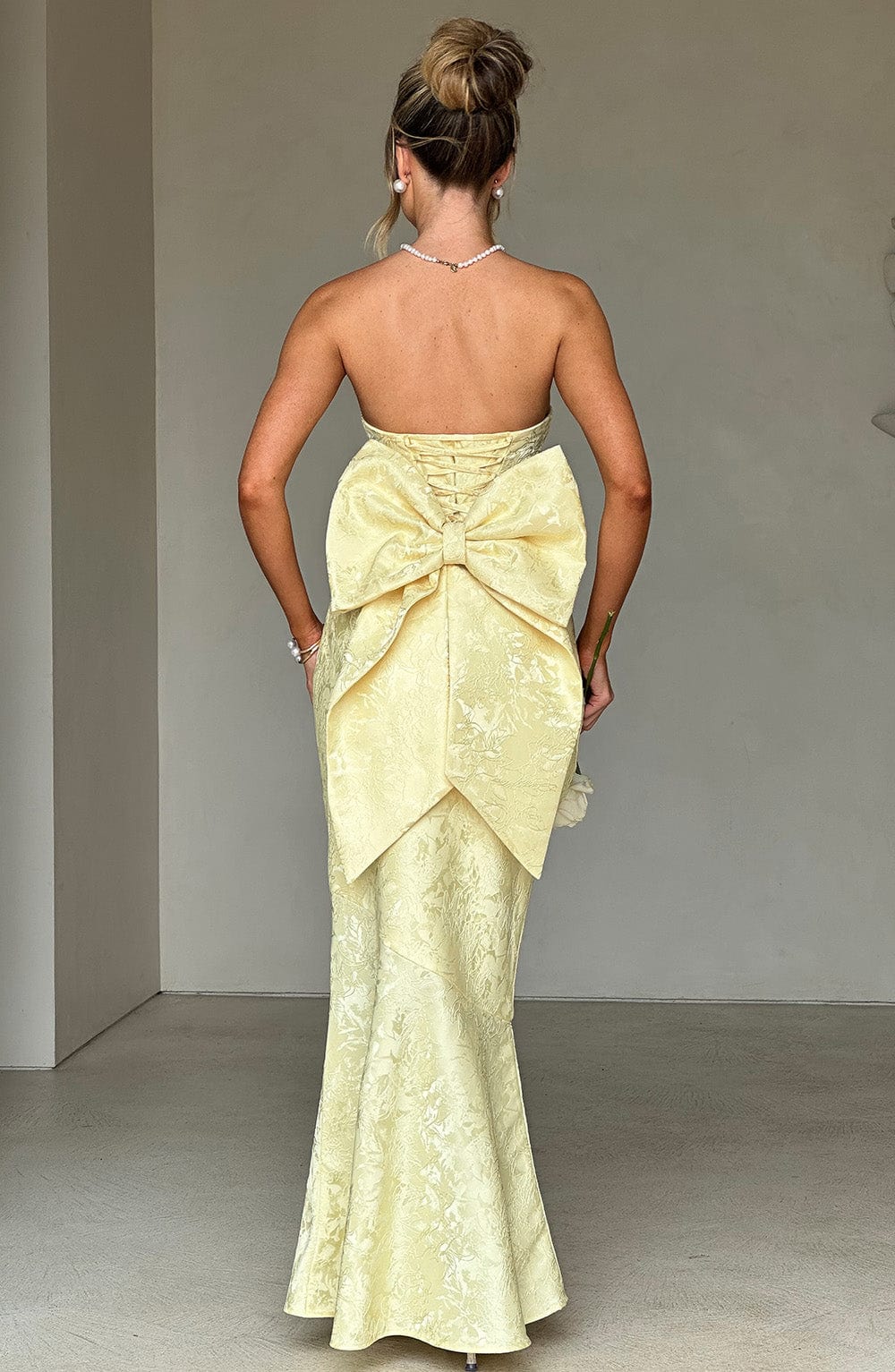 Felicity Maxi Dress - Lemon - Napalia