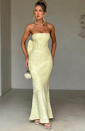 Felicity Maxi Dress - Lemon - Napalia