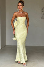 Felicity Maxi Dress - Lemon - Napalia