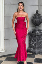 Felicity Maxi Dress - Red - Napalia