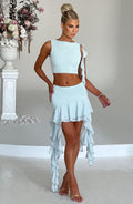 Ferna Mini Skirt - Mint - Napalia