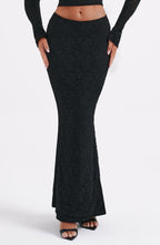 Fernanda Maxi Skirt - Black - Napalia