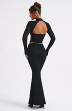 Fernanda Maxi Skirt - Black - Napalia
