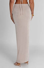 Fifi Maxi Skirt - Champagne - Napalia