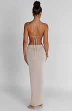 Fifi Maxi Skirt - Champagne - Napalia