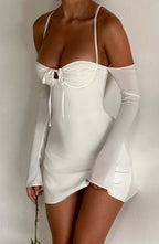 Fiona Mini Dress - Ivory - Napalia