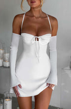 Fiona Mini Dress - Ivory - Napalia