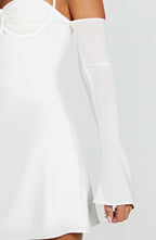 Fiona Mini Dress - Ivory - Napalia