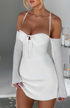 Fiona Mini Dress - Ivory - Napalia