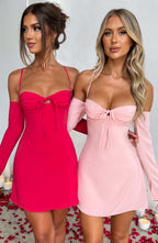 Fiona Mini Dress - Pink - Napalia