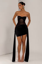 Fiorella Mini Dress - Black - Napalia