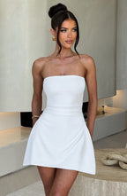 Fleur Mini Dress - Ivory - Napalia