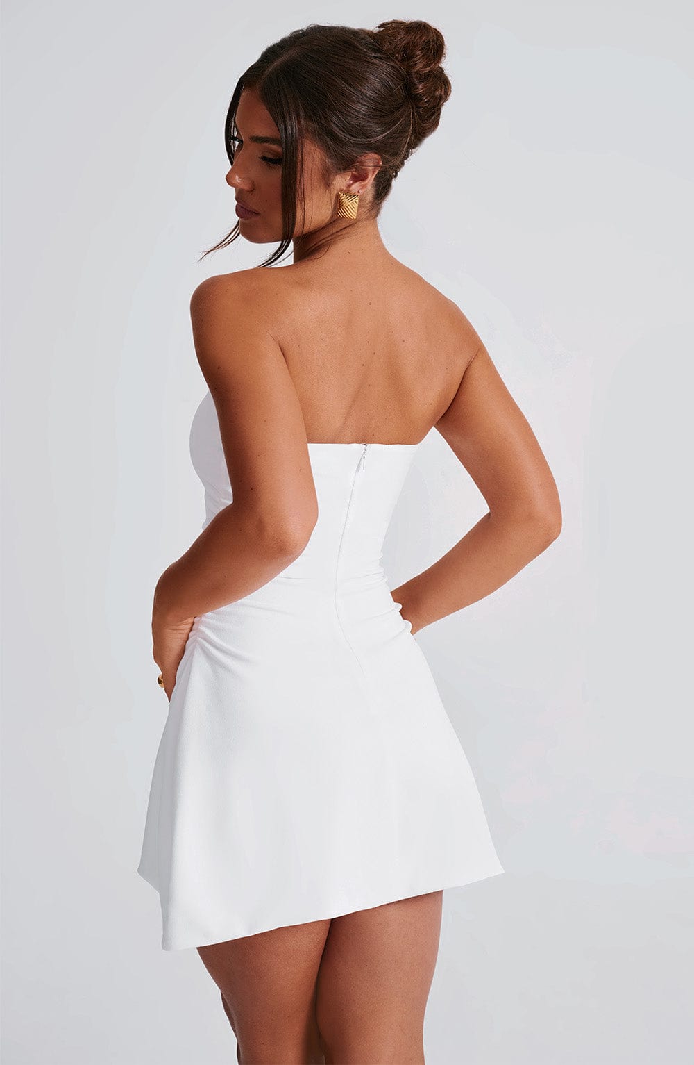 Fleur Mini Dress - Ivory - Napalia