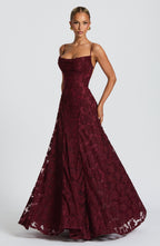 Francis Maxi Dress - Cherry Lacquer - Napalia