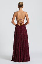 Francis Maxi Dress - Cherry Lacquer - Napalia
