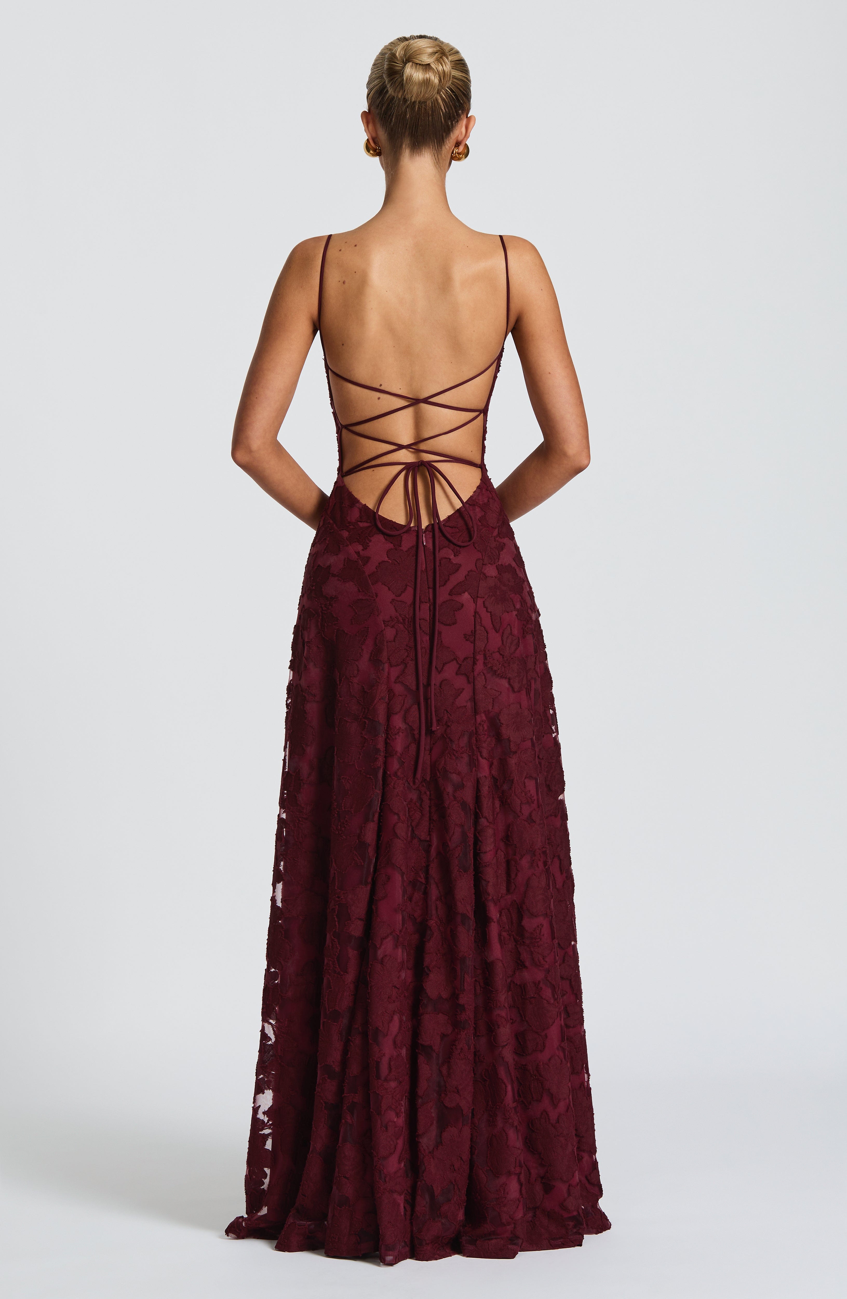 Francis Maxi Dress - Cherry Lacquer - Napalia