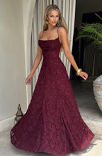 Francis Maxi Dress - Cherry Lacquer - Napalia