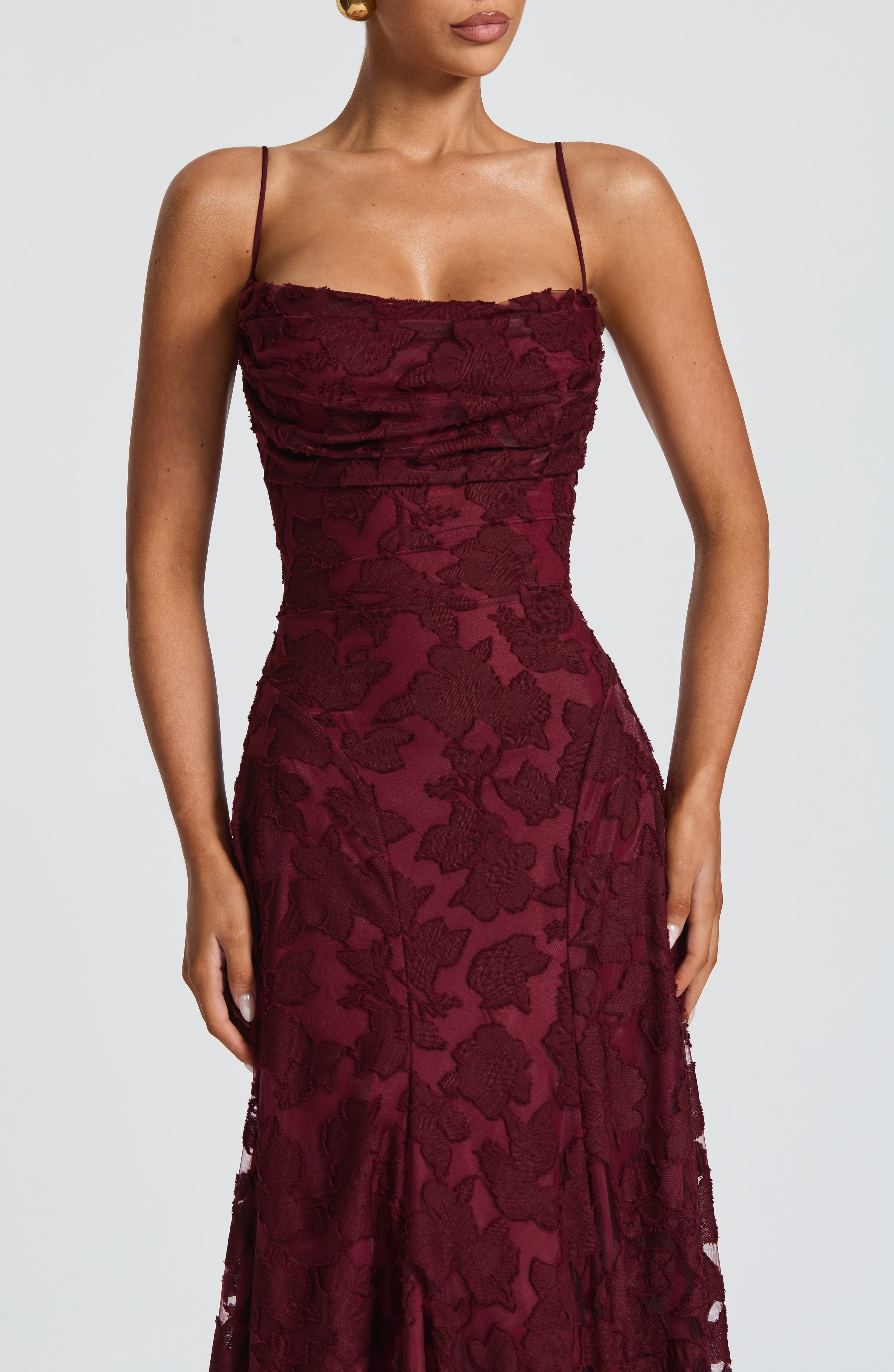 Francis Maxi Dress - Cherry Lacquer - Napalia