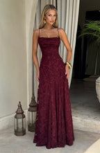 Francis Maxi Dress - Cherry Lacquer - Napalia