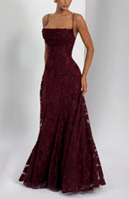 Francis Maxi Dress - Cherry Lacquer - Napalia