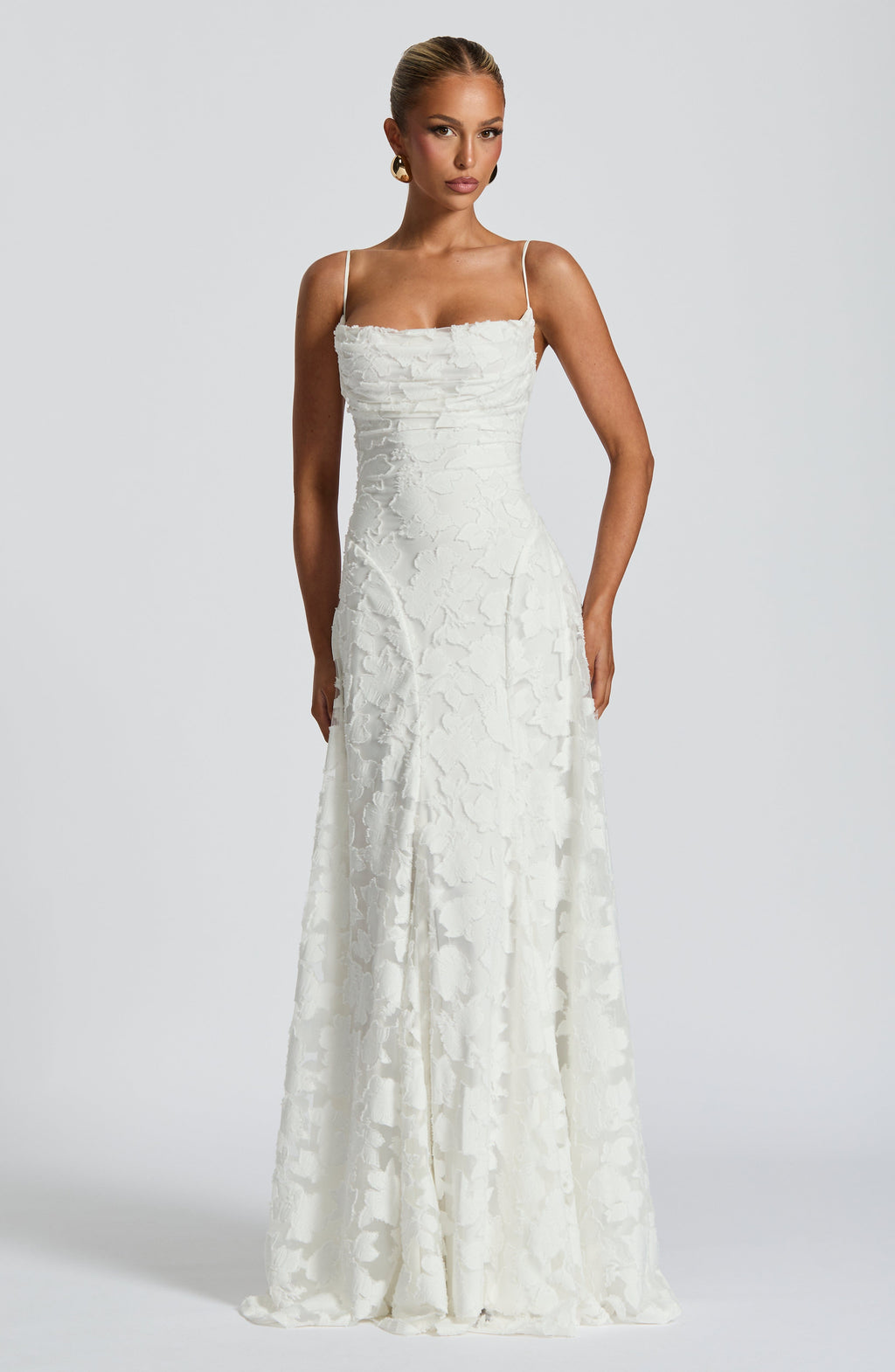 Francis Maxi Dress - Ivory - Napalia