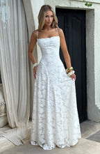 Francis Maxi Dress - Ivory - Napalia