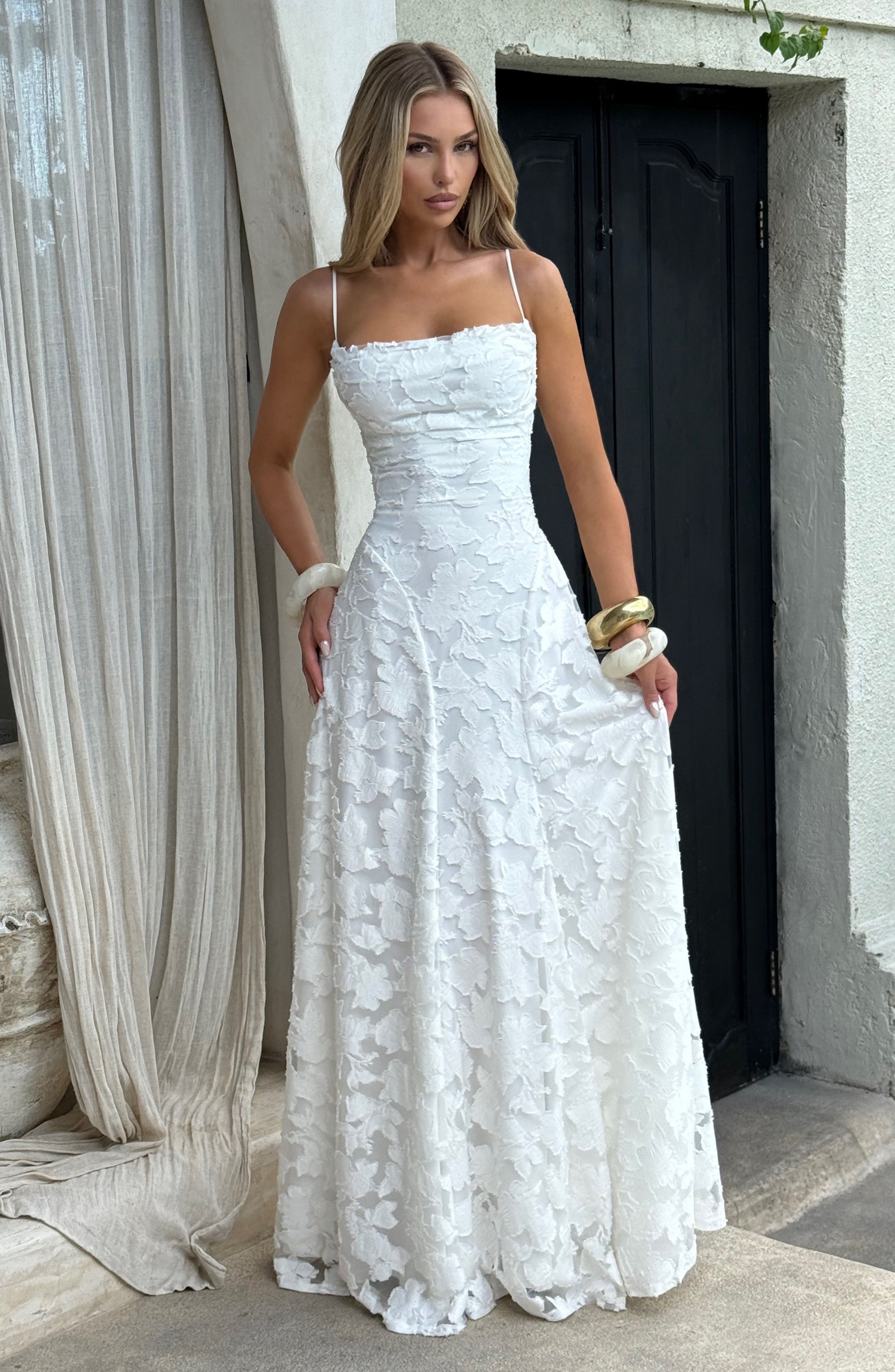 Francis Maxi Dress - Ivory - Napalia