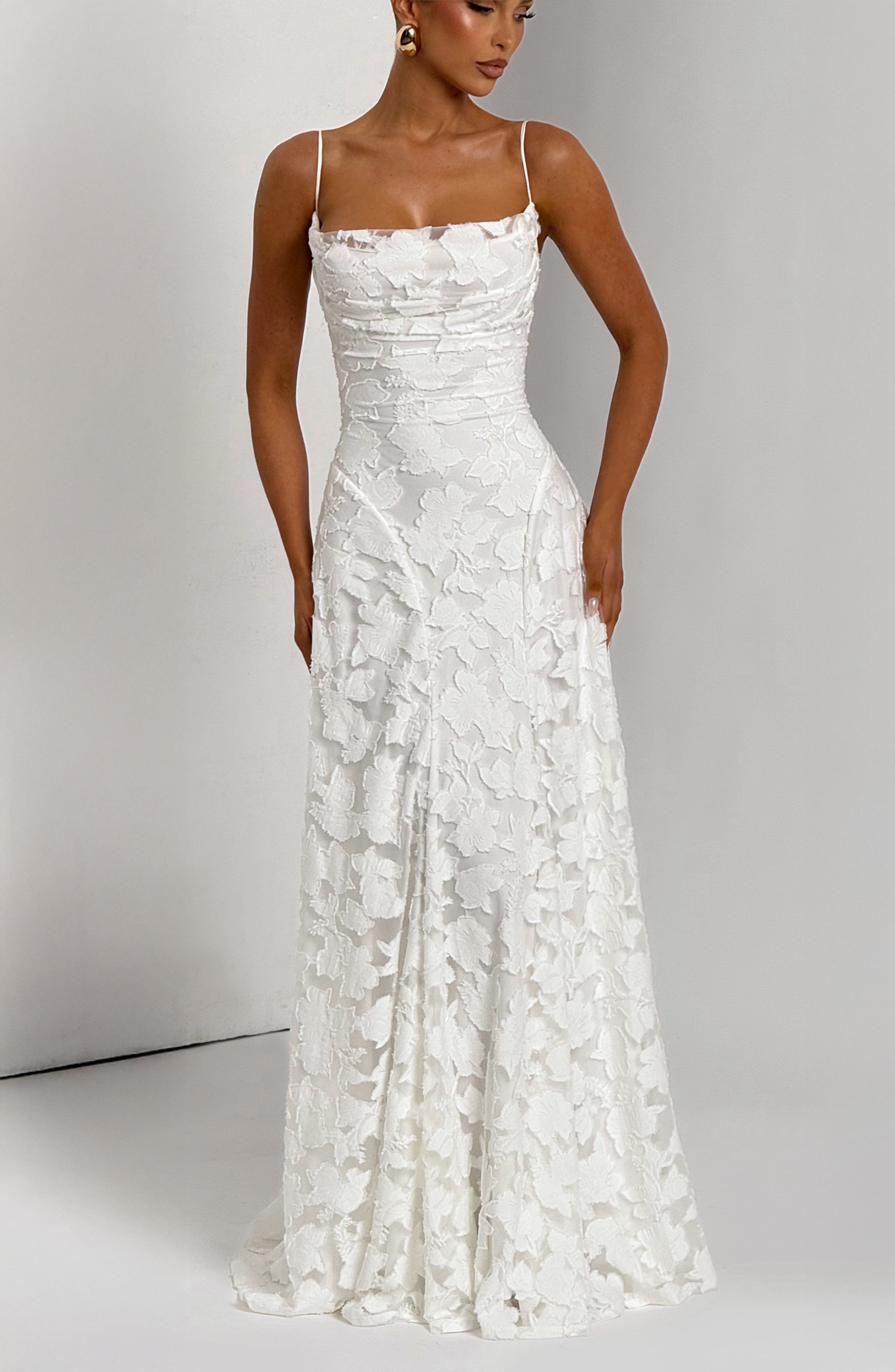 Francis Maxi Dress - Ivory - Napalia