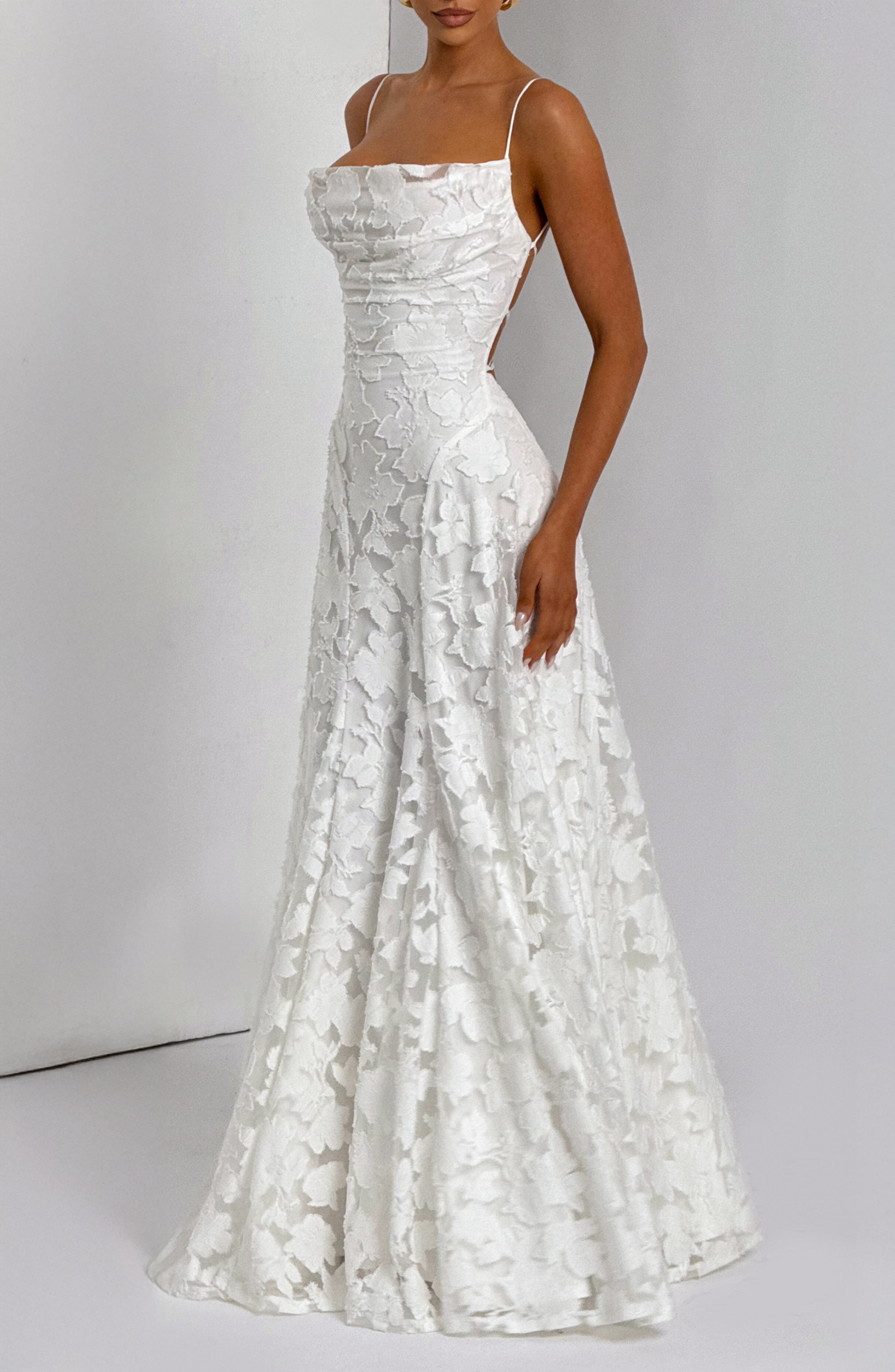 Francis Maxi Dress - Ivory - Napalia