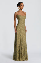 Francis Maxi Dress - Sage - Napalia