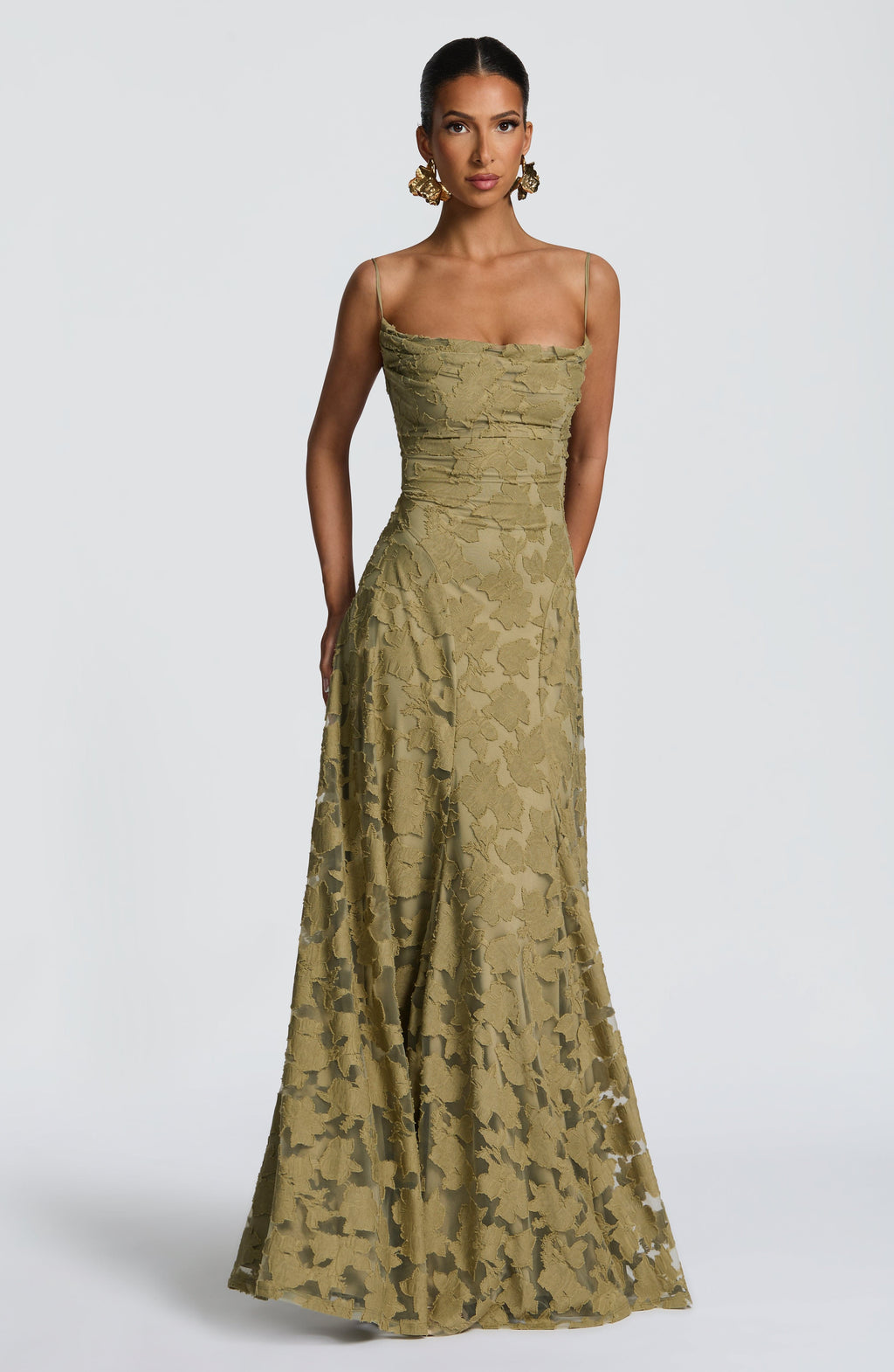 Francis Maxi Dress - Sage - Napalia