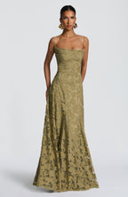 Francis Maxi Dress - Sage - Napalia