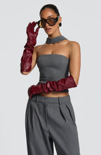 Frankie Gloves - Burgundy - Napalia