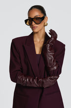 Frankie Gloves - Plum - Napalia
