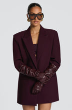 Frankie Gloves - Plum - Napalia
