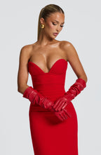 Frankie Gloves - Red - Napalia
