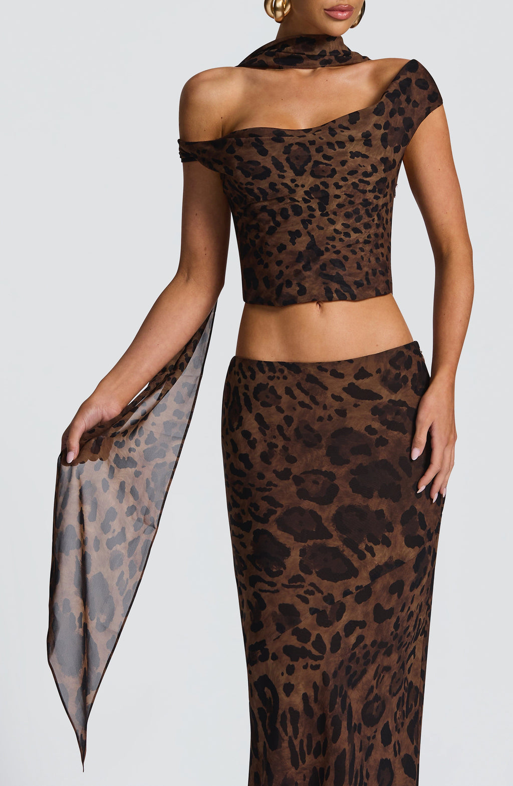 Freda Scarf - Leopard Print - Napalia