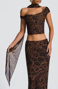 Freda Scarf - Leopard Print - Napalia