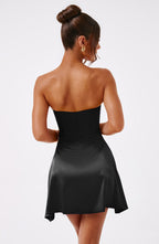 Freja Mini Dress - Black - Napalia