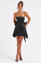 Freja Mini Dress - Black - Napalia