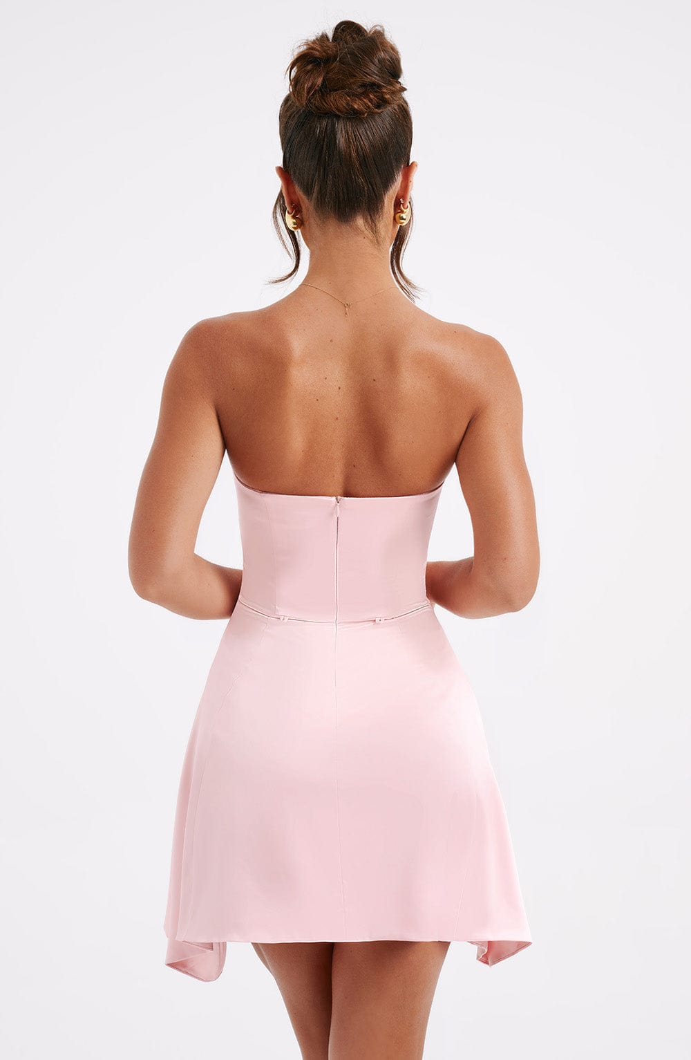 Freja Mini Dress - Blush - Napalia