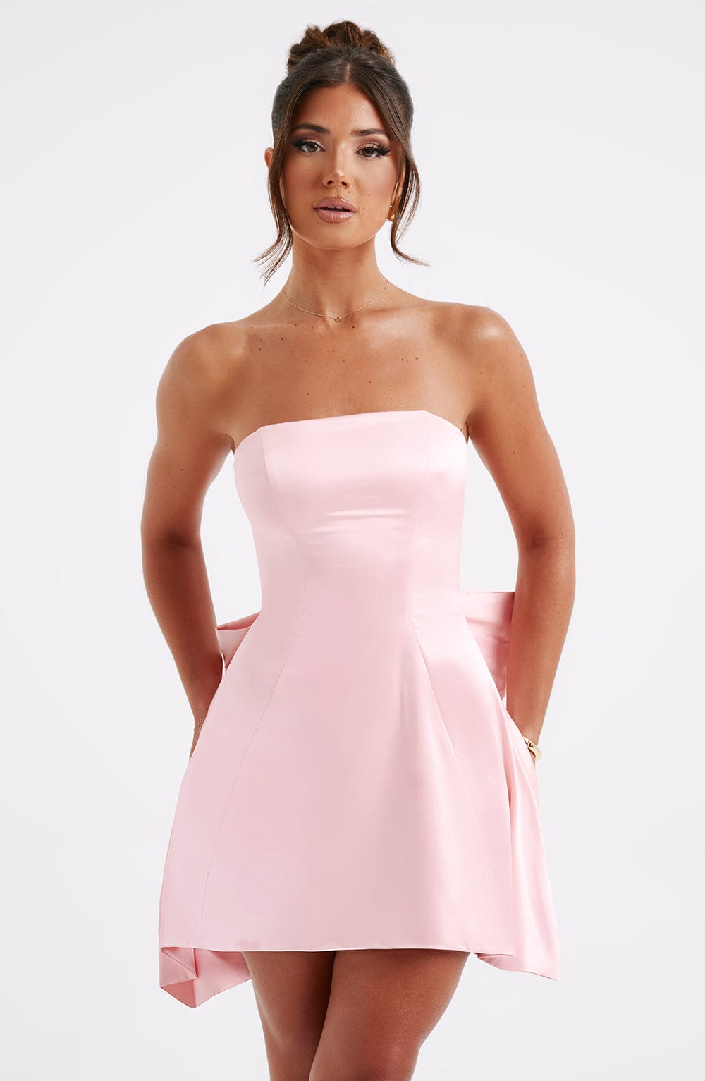 Freja Mini Dress - Blush - Napalia