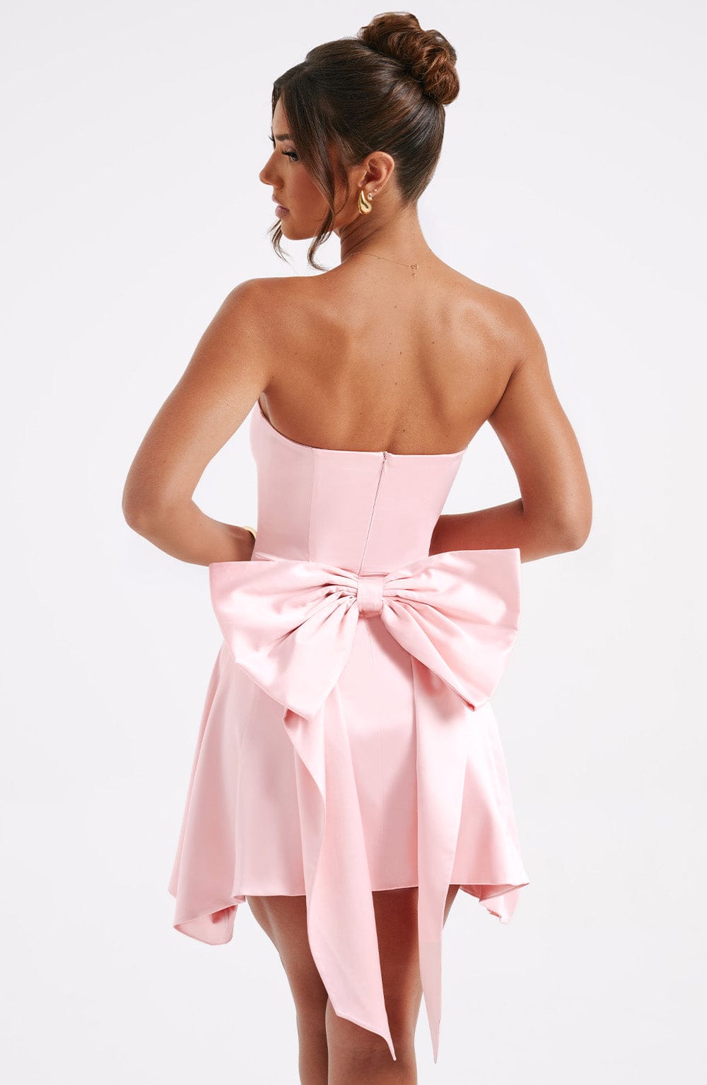 Freja Mini Dress - Blush - Napalia