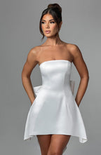 Freja Mini Dress - Ivory - Napalia