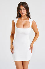Frida Mini Dress - Ivory - Napalia
