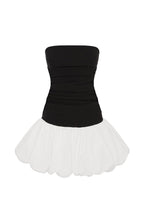 Gemma Mini Dress - Black/White - Napalia
