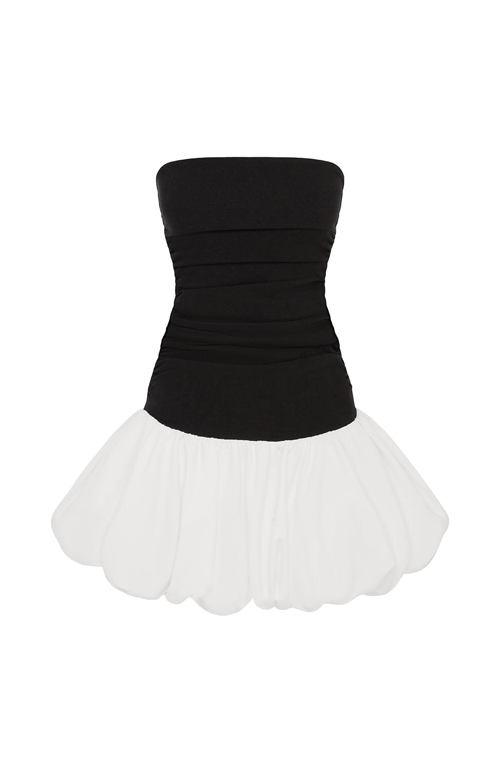 Gemma Mini Dress - Black/White - Napalia