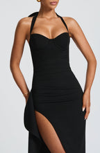 Genette Maxi Dress - Black - Napalia