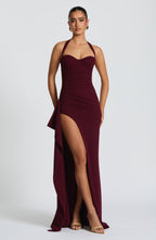 Genette Maxi Dress - Cherry Lacquer - Napalia